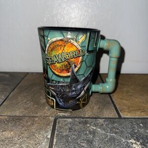 2021 Sea World Steam Punk Design 16oz Large Coffee Tea Mug HTF - EUC - 5" Tall